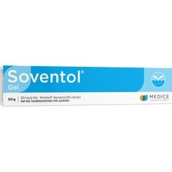 Eine Tube Soventol Gel gegen Insektenstiche und Juckreiz.